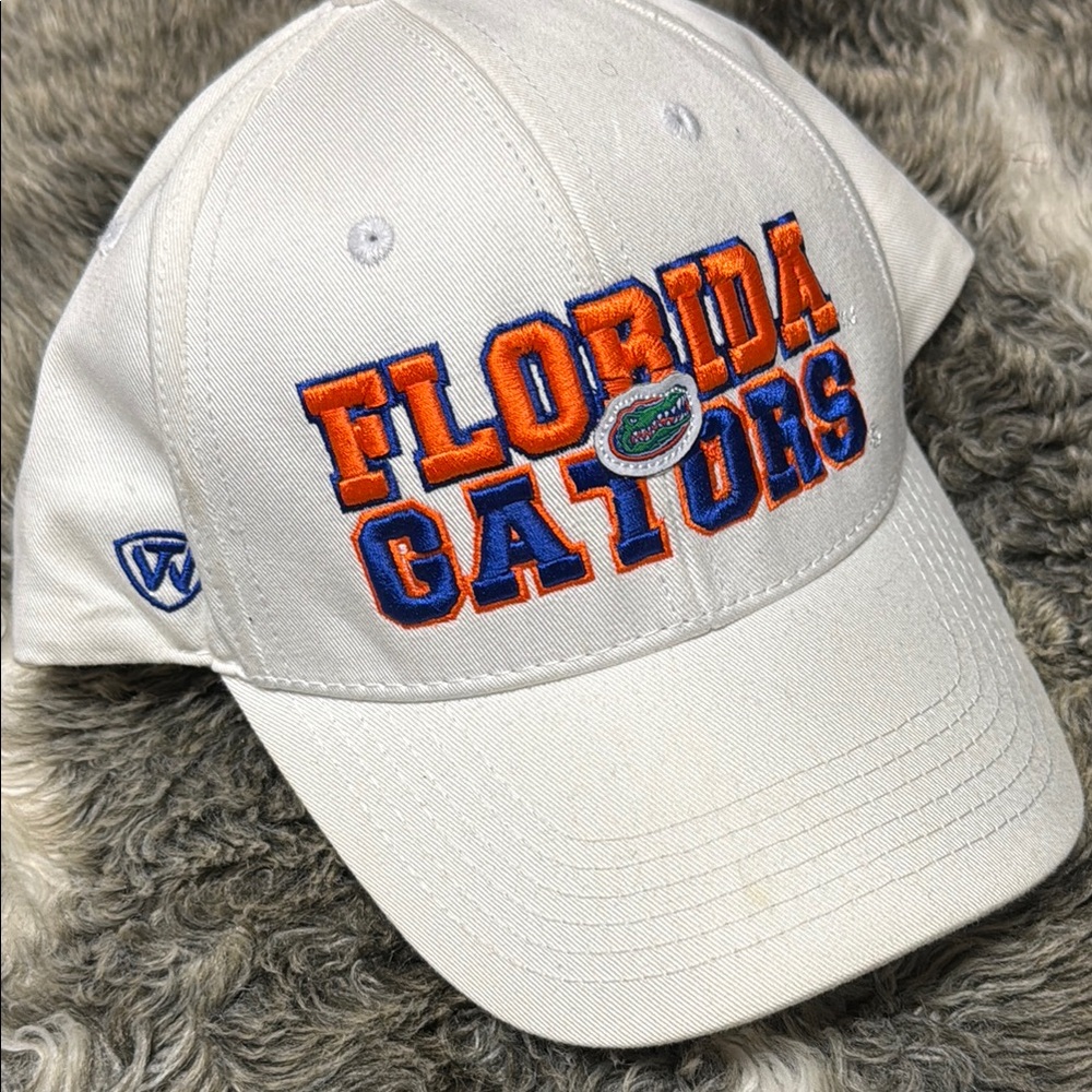 Florida Gators White Baseball Hat Cap